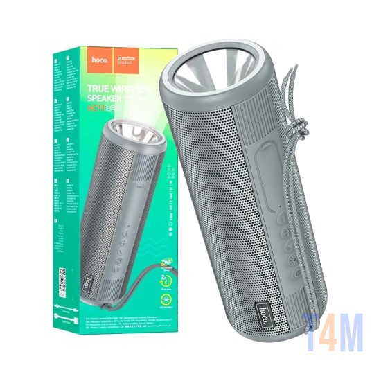 Hoco Sports BT Speaker HC11 Bora with Flashlight 1200mAh Gray